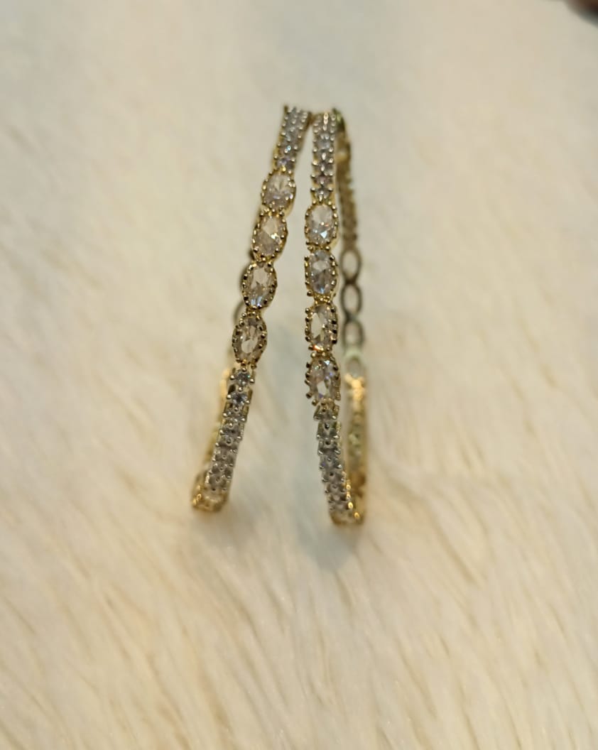 daimond cut bangles